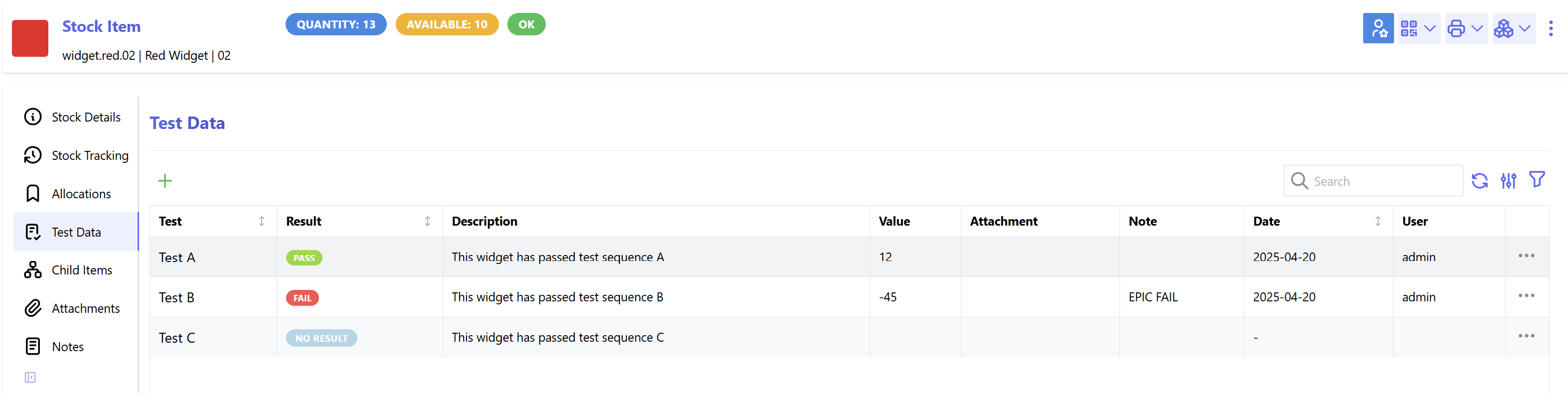 Stock_Item_Test_Results